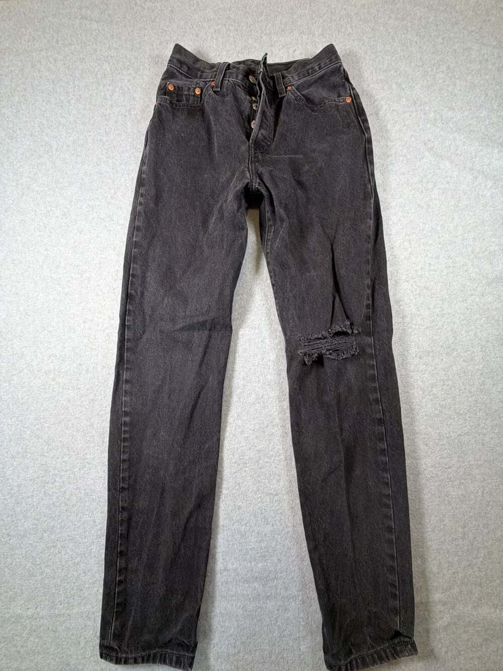 Levi's Premium 501 '81 Black Button Fly Jeans W25 L33